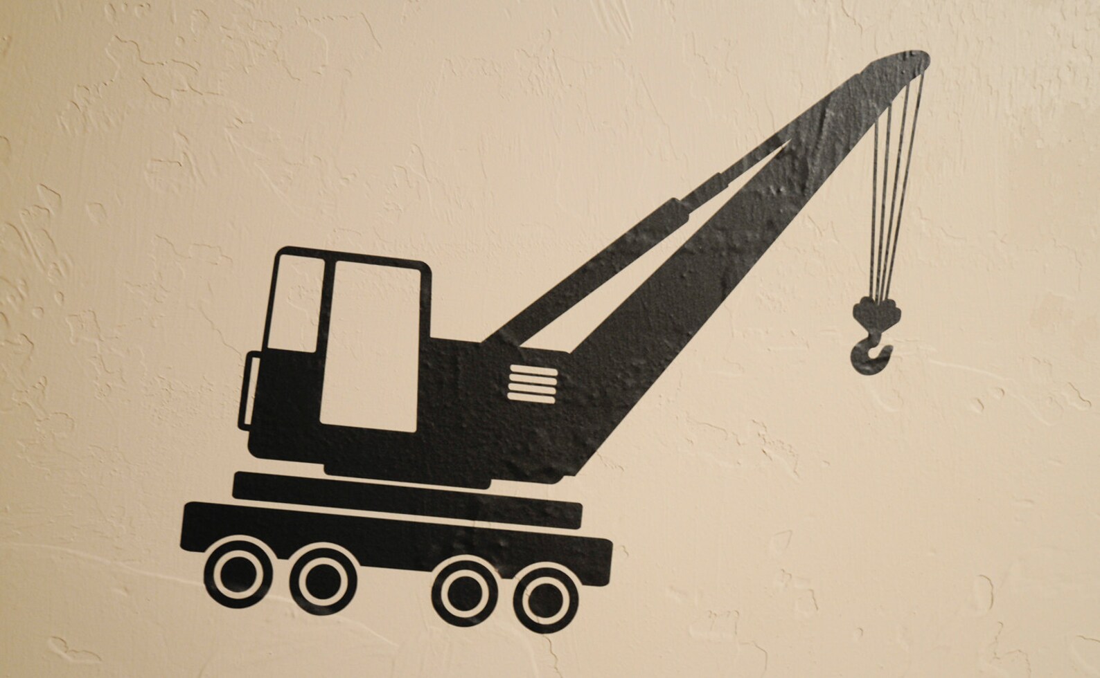 Crane Wall Decal Etsy
