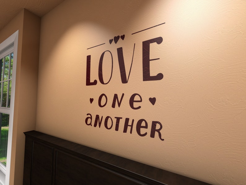 Wall Decal Love One Another