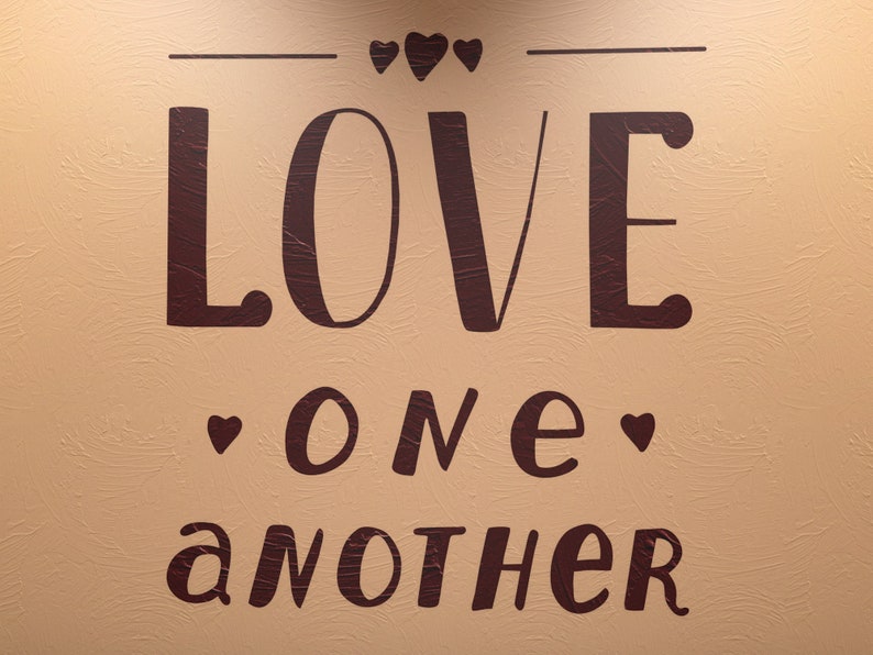Wall Decal Love One Another