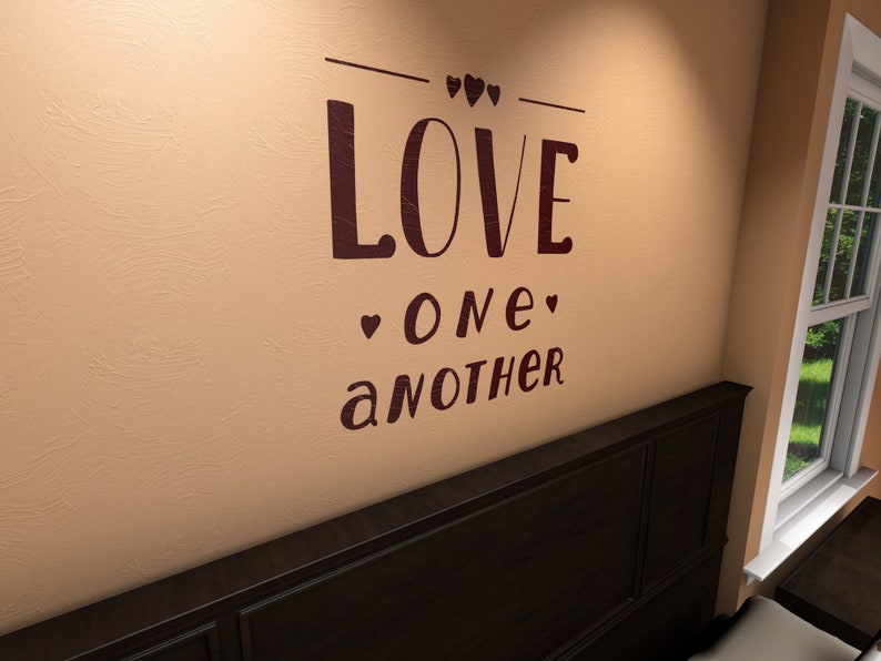 Wall Decal Love One Another