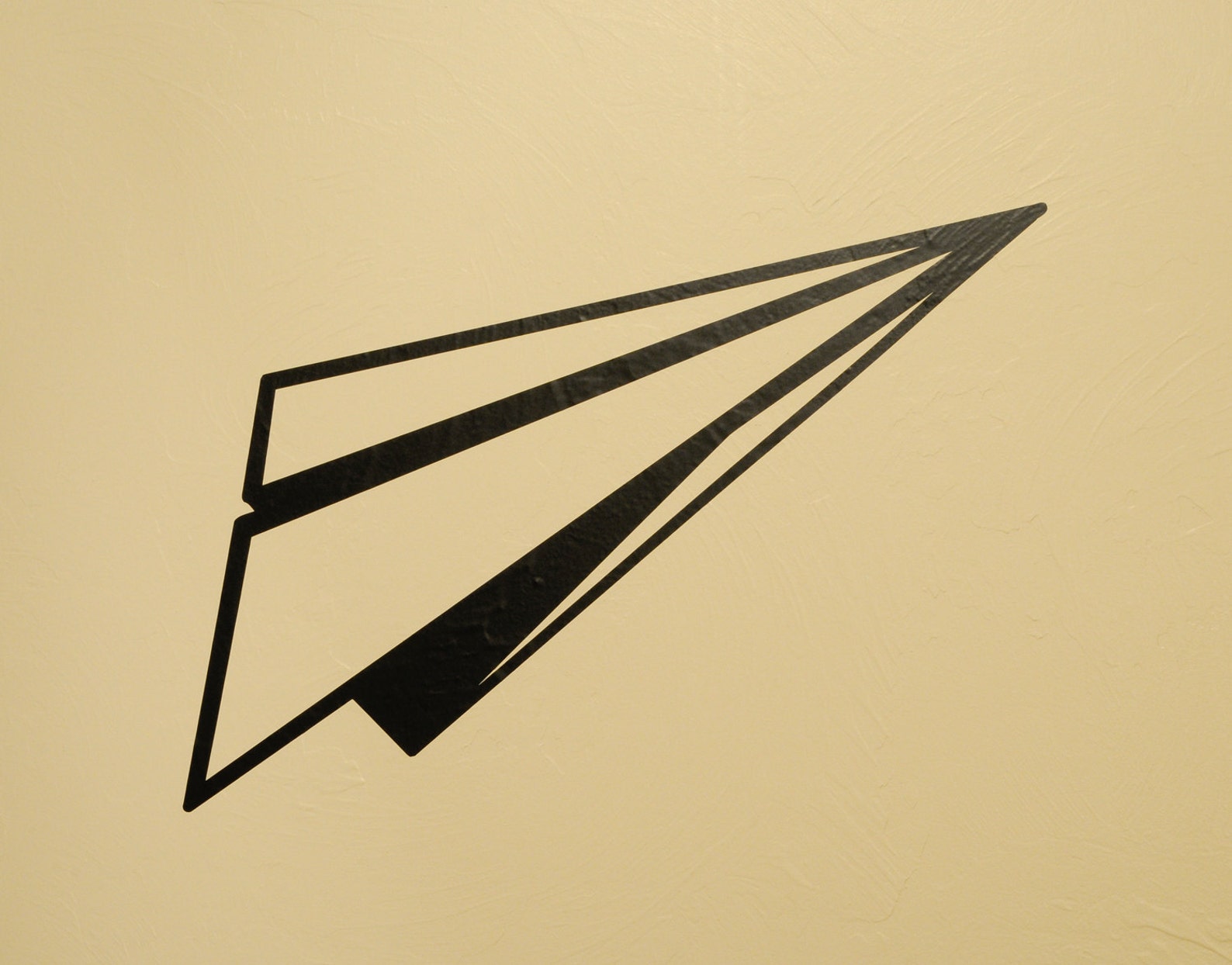 Paper Airplane Wall Decal Etsy