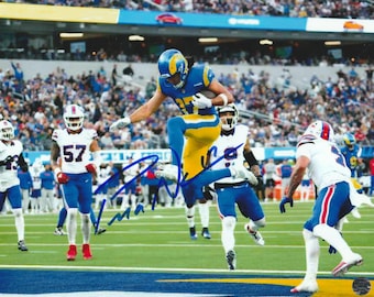 Puka Nacua Autographed Signed 8x10 Photo - Los Angeles Rams Memorabilia (COA)