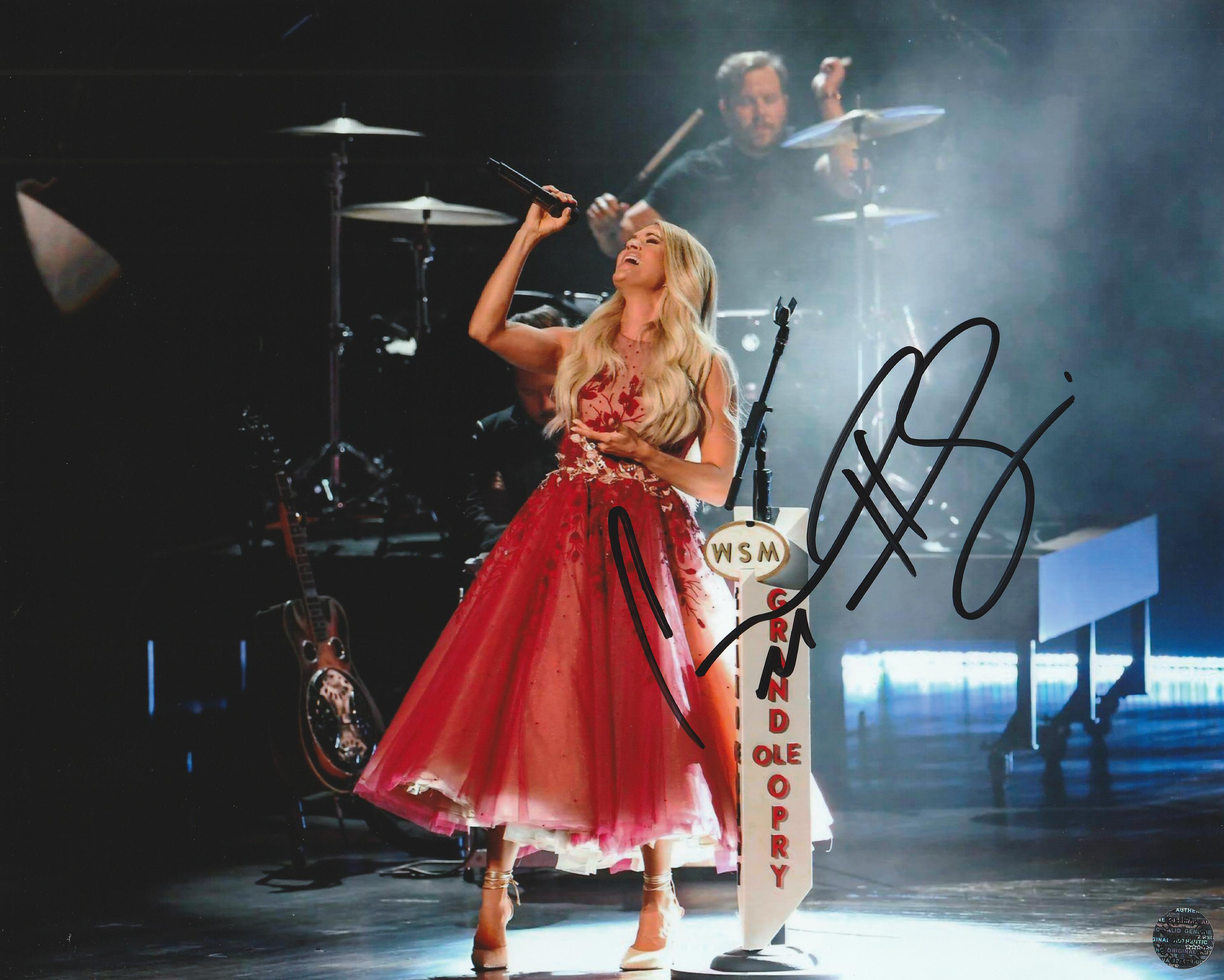 Carrie Underwood Autographed - Etsy