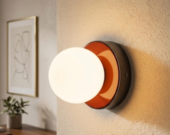 Colorful Macaron Wall Lamp – Nordic Retro Wall Light, Bedroom, Living Room