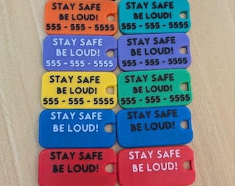 Bulk Whistles Customizable! - 3D Printed Community Safety Whistles!
