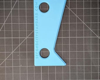 Rigid 3D Printed Pottery Rib - Mid-Century Flare (006)