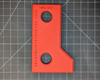 Rigid 3D Printed Pottery Rib - Conical Flare (001)