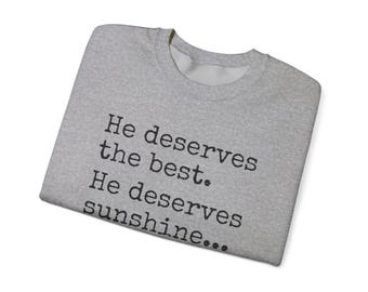 Heated Rivalry Sweater - 'He Deserves Sunshine' Unisex Sweater
