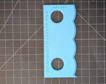 Rigid 3D Printed Pottery Rib - Scalloped Wave (008)