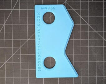 Rigid 3D Printed Pottery Rib - Geometric Hourglass (007)