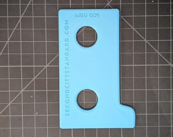 Rigid 3D Printed Pottery Rib - Straight-Wall Flat-Bottom (009)