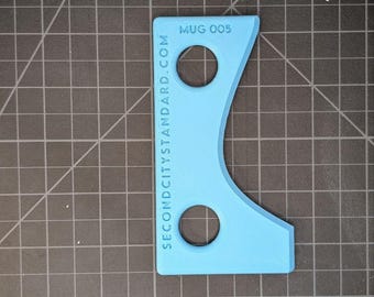Rigid 3D Printed Pottery Rib - Flared Mug Shaped (005)
