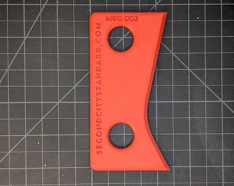 Rigid 3D Printed Pottery Rib - Concave Tapered (003)