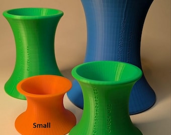 Bundle of 4 - 3D Printed Pottery Trimming Thick Chucks | Perfect for Bottle Trimming | Stable Support for Every Form