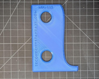 Rigid 3D Printed Pottery Rib - Classic Belly Curve (002)