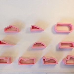 3D Printed Pottery Mug Handle Forms Unique and Traditional Shapes - Bundles Available