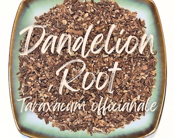 Dried Dandelion Root - Organic Dried Herb Root Slices - Taraxacum officinale - Cut & Sifted Loose Herb for Herbal Tea
