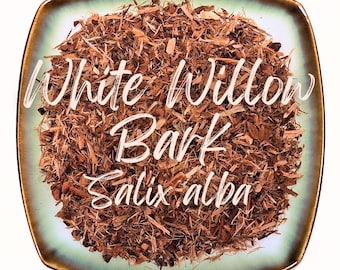White Willow Bark - Organic Bulk Dried Herb - Salix alba - Cut & Sifted Loose Herbs for Herbal Tea