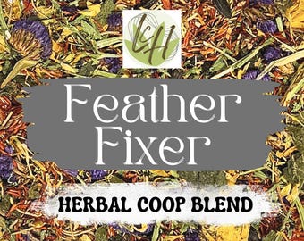 Kräutermischung für Hühnerställe - 'Feather Fixer' - Coop Confetti - Vogelpflegekräuter