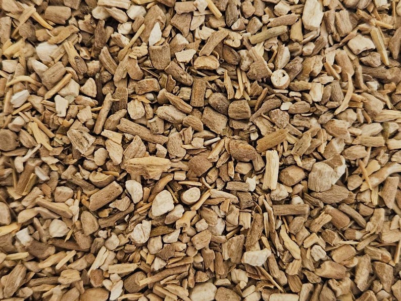 Dried Ashwagandha Root - Organic Dried Herb Root Slices - Withania somnifera - Bulk Cut & Sifted Loose Herb for Herbal Tea image 2
