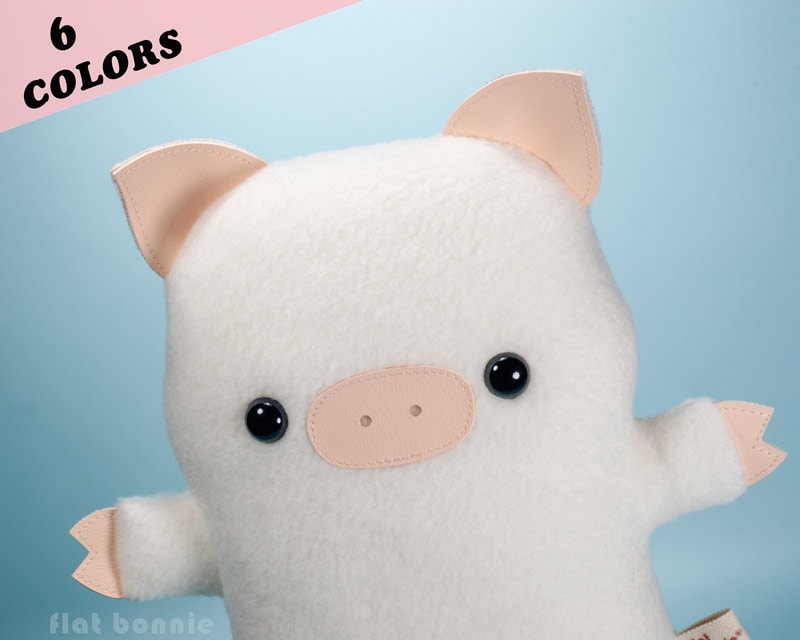 Pig stuffed animal Plush pig plush Cute piggy soft toy doll Etsy