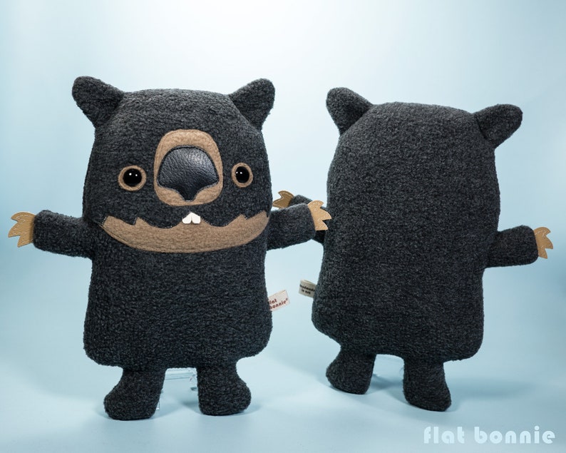 Wombat Stuffed Animal Handmade Plush Soft Toy Doll Cute - Etsy