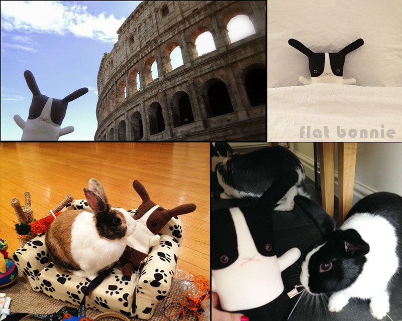 Dutch Bunny Plush Easter Bunny Stuffed Animal Cute Handmade - Etsy