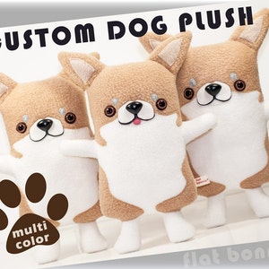 Custom dog stuffed animal, Stuffy toy of your puppy, Dog memorial plush, Personalized dog toy doll, Custom pet plushie, Dog lover gift