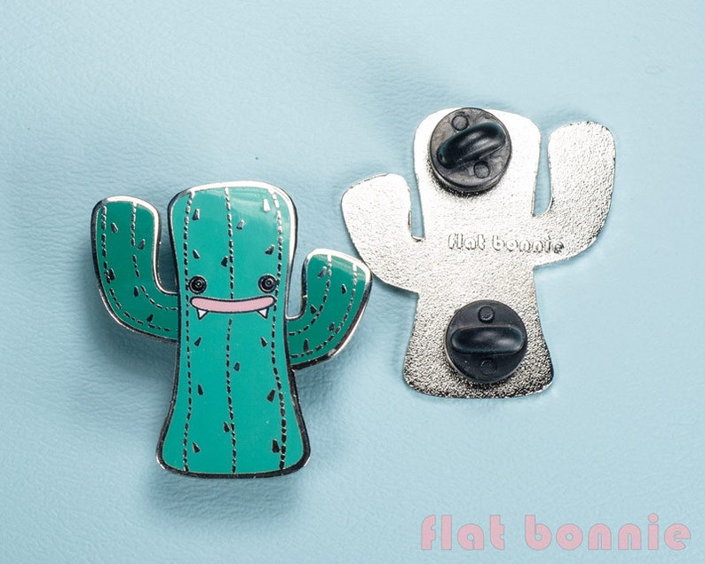 Cactus Enamel Pin, Kawaii Cactus Pin Hard Enamel, Cute Backpack Pin ...