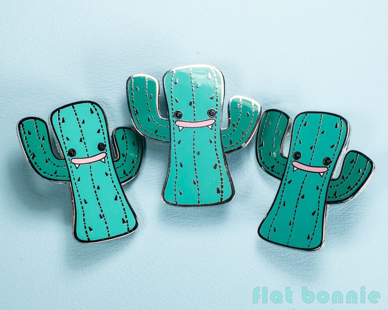 Cactus Enamel Pin, Kawaii Cactus Pin Hard Enamel, Cute Backpack Pin ...