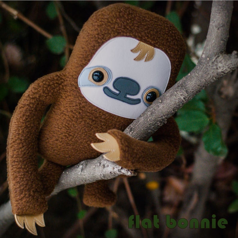 Sloth Stuffed Animal Sloth Plush Handmade Soft Toy Doll Cute - Etsy