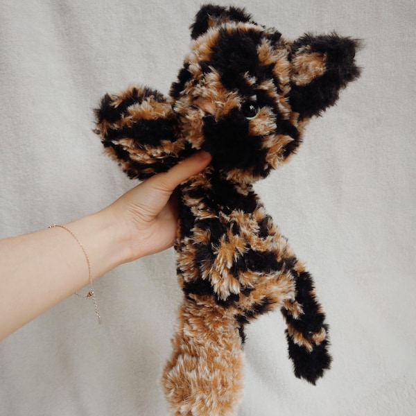 Fluffy Crochet Cat Plushie