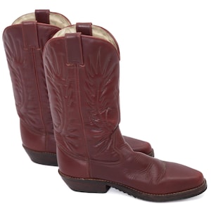 Vintage Gaucho Leather Roper Boots | Kowbojskie buty z uprzężą, EU 40 / US 9
