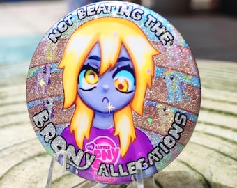 Non sconfiggendo le accuse di Brony My Little Pony MLP Spilla Derpy Button Badge