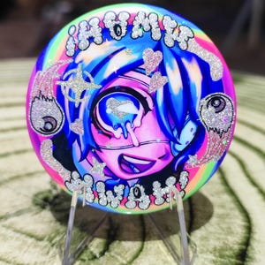 Vocaloid Hatsune Miku Monitoring Button Pin Badge
