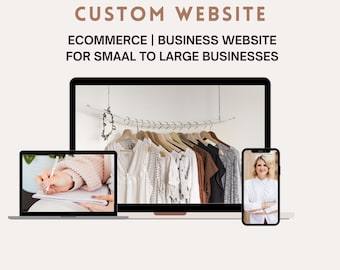 Diseño web personalizado | Sitio web de comercio electrónico | Sitio web WordPress | Tienda Shopify | Sitio web para pequeñas empresas