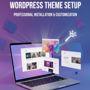 WordPress theme install