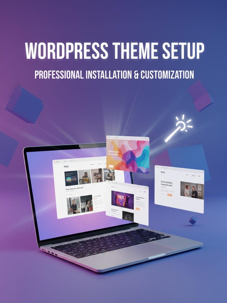 WordPress theme install