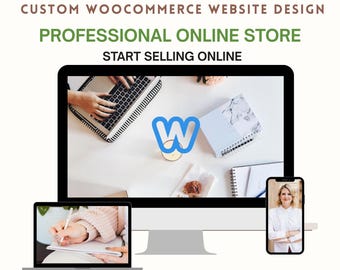 Diseño web personalizado para WooCommerce | Sitio web de comercio electrónico con WordPress | Tienda online profesional | Configuración de sitio web empresarial responsivo