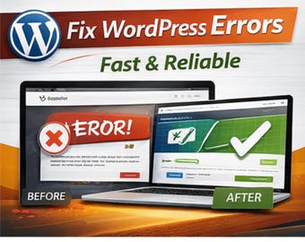 Corrección de errores de WordPress | Solucionar errores de WordPress | Reparación de sitios web | Soporte de WP | Solucionar problemas de páginas rotas y plugins