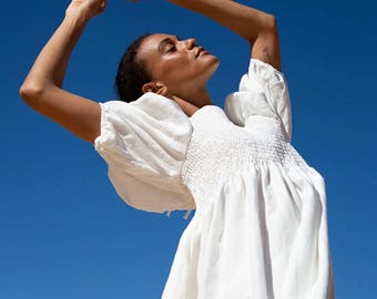 Ropa de dormir antigua, vestido lencero francés, camisón blanco, camisón eduardiano, vestido de mercado, minivestido, lencería sexy