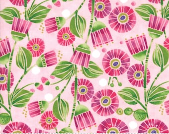 100 TINY 5mm FLOWER SEQUINS Primrose Pink//Hot Pink
