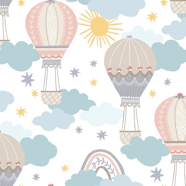 Balloons In The Clouds by Elizabeth Todd from Springs Creative Fabric