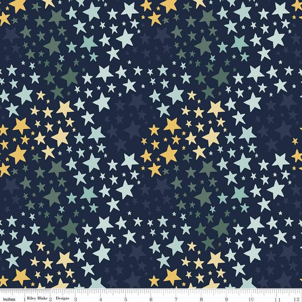 It's a Boy - Stars Navy by Echo Park Paper Co from Riley Blake Fabric