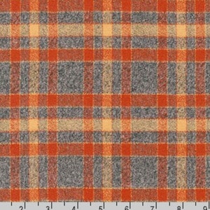 Mammoth FLANNEL - RUST from Robert Kaufman