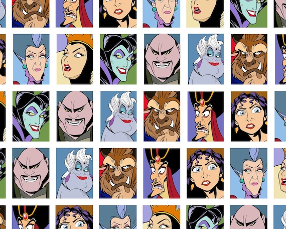 Disney Villains - Villains Grid from Springs Creative Fabric