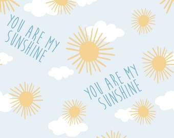 You Are My Sunshine by Elizabeth Todd Nursery from Springs Creative Fabric