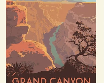 National Parks PANEL 36 Inches - Grand Canyon from Riley Blake Fabric