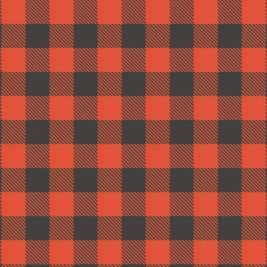 Reindeer Lodge - Buffalo Plaid Red from Camelot Fabrics