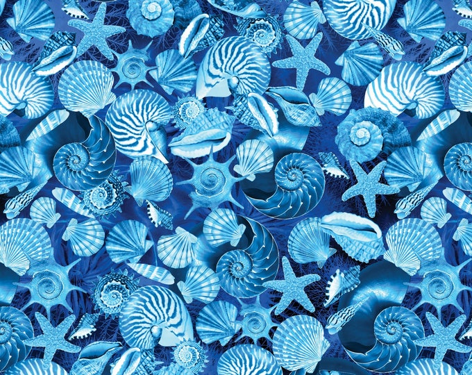Ocean Fabric Siren of the Seas Seadrift by Peacoquettedesigns Ocean ...